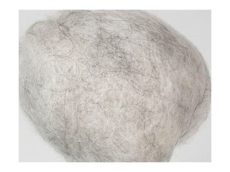 Kardad, ofärgad ull 1kg ljusgrå - Lyreco - Skola och förskola - Hobbymaterial - Tovning