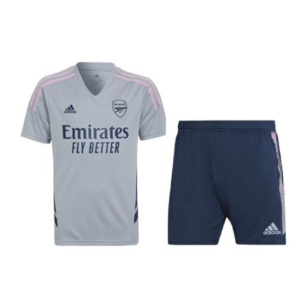 Adidas Arsenal Trainingsset Senior , Grijs , Heren , Maat: L Trainingspakken