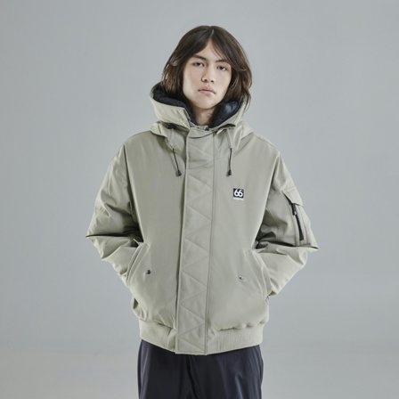 66 North women's Hofsjökull Bomber Jackets & Coats - Dry Moss - 2XL