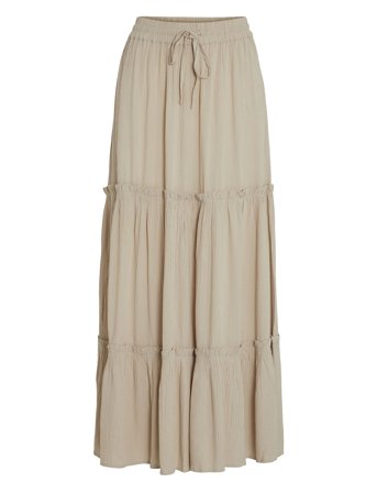 Vila Vimesa Hw Maxi Skirt - Noos - Beige - 34