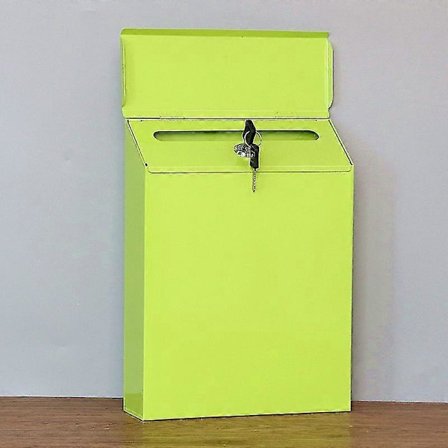 1 kpl Retro Metallinen Seinään Kiinnitettävä Postilaatikko Ämpäri Sanomalehti Kirjelaatikko Puutarhakoriste