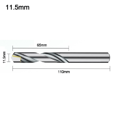 Hardmetallbor Metallbearbeidingsbits 11,5MM 11.5mm