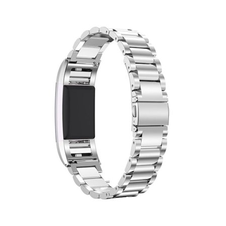 Fitbit Charge 2 slitstark klockarmband - Silver