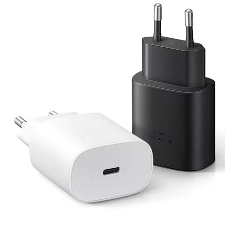 25W supernopea latauspää sopii Samsung Note10/s10/s20 -matkapuhelimille PD-laturi Type-C-portti musta[mo]