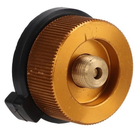 2 stk. Udendørs Campingovn Komfuradapter Gastankkonverter med selvlukkende funktion