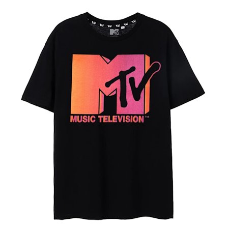 MTV Herr Ombre T-shirt XXL Svart