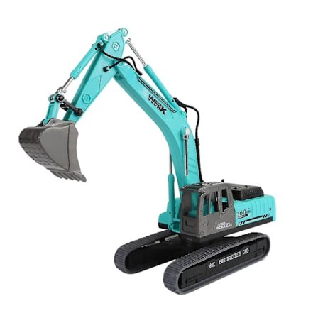 Gravemaskine Legetøj 360-graders Rotationsfleksibel Gravearm 1:36 Skala Ornt Ingeniørkøretøj Legetøj