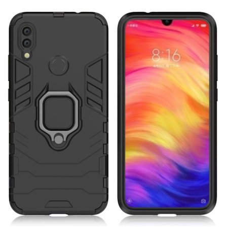 Ring Guard skal - Xiaomi Redmi Note 7 / Note 7 Pro / Note 7S - Svart