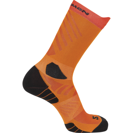 Salomon - Sokken Sokken Aero Crew - RED Orange / Turmeric
