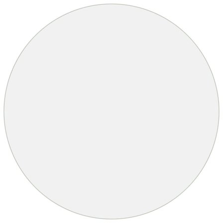 vidaXL Bordsskydd genomskinligt Ø 110 cm 2 mm PVC