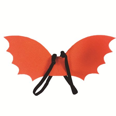 Halloween Barnkalas Fladdermusvinge Mask | för Rolig Utklädning *Äldre barn 6-15 år* Orange Vingar Orange Vingar Äldre barn 6-15 år