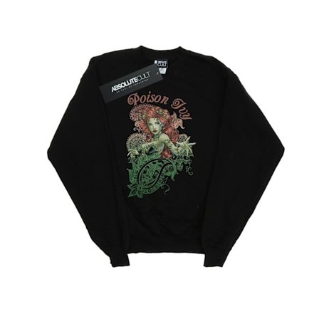 DC Comics Herr Poison Ivy Paisley Sweatshirt M Svart