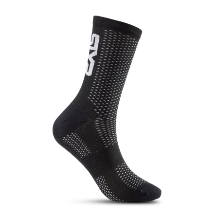 Chaussettes SIXS SHORT LOGO V2 Noir/Carbone S