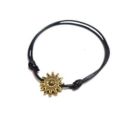 Fotband Guldpläterad Sol