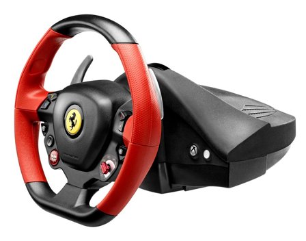 Thrustmaster Ferrari 458 Spider - hjul- og pedalsett - kablet