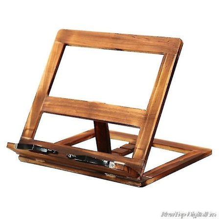 Foldbar Oppskriftsbokstativ Treramme Lesebokhylle