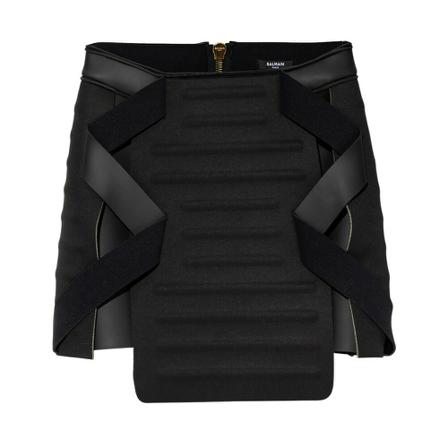Balmain - Minikjolar - Svart - Dam - Storlek: S, Dam, Storlek: S