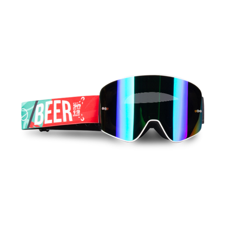 Masque Cross Raven Edge Magnetic - Écran Miroir Fumé Bière