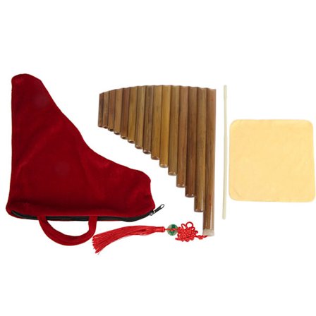 Panhuilu 15 Putkea G-Äänellä Perinteinen Kiinalainen Musiikkiväline Panhuilu Puupuhallettava Vasen Käsi