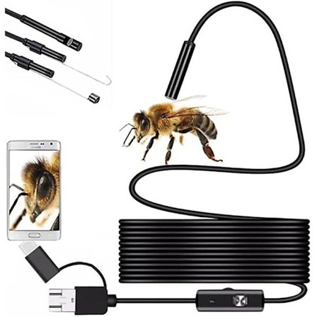 Endoskopkamera med IP67 och 6 LED vattentät HD,