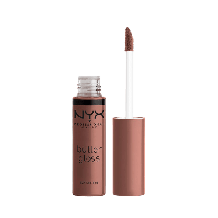NYX Professional Makeup Butter Lipgloss Läppglans Dam Brun 8 ML