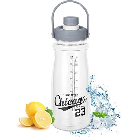 1,5 Liters Vattenflaska - BPA Fri - En Gallons Vattenflaska för S