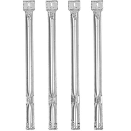 4 stk grillbrennere i rustfritt stål, erstatningsrør for gassgrill, Snngv