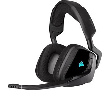 Corsair-Void RGB ELITE Wireless Carbon-Trådløst gamingheadset med RGB-belysning-Gaming Accessories-Gamingheadset