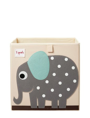 3 Sprouts Storage Box - Multi/patterned - 33CM X 33CM X 33CM