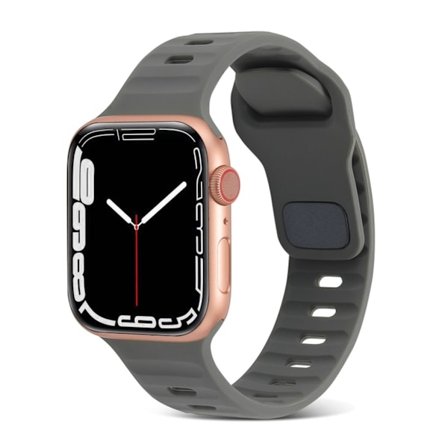Apple Watch Ultra/Ultra 2 49mm etc Klockarmband i Silikon - Grå