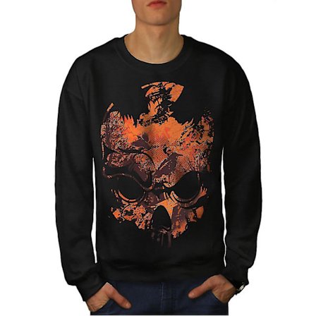 Face Head Evil Dead Men Blacksweatshirt | Wellcoda