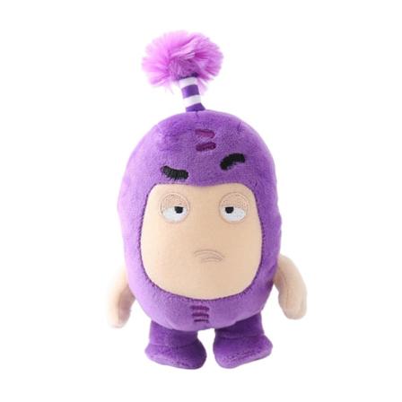 Oddbods plysjmonster fra barneprogrammet - Myk utstoppet leke [DB] Purple