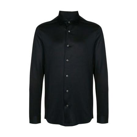 Emporio Armani, Shirt Zwart, Heren, Maat:XL