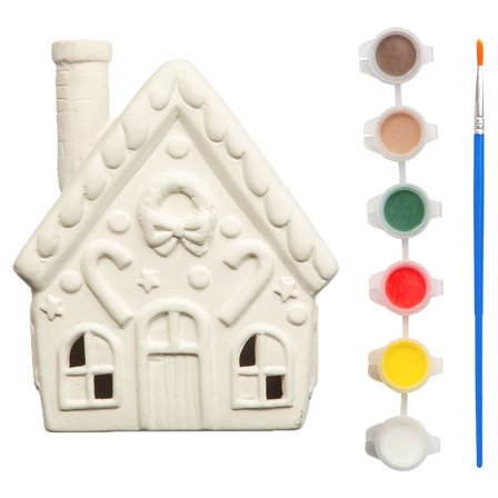 Måla Ditt Eget Julhus Set