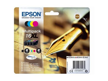 Epson Bläckpatron C13T16364012 BK/C/M/Y - Lyreco - Toner och bläck - Bläckpatroner - Bläckpatroner Epson