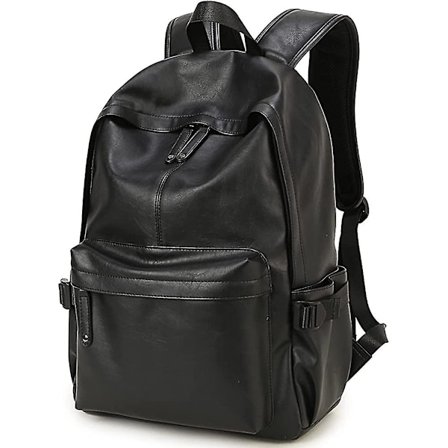 Bp-20 Unisex PU-läder Casual Daypack Acsergery Laptopdatorväska 15,6 tum College Present
