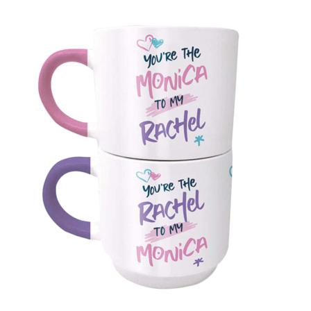 Friends Monica And Rachel Stapelbar Set (paket Med 2) One Siz