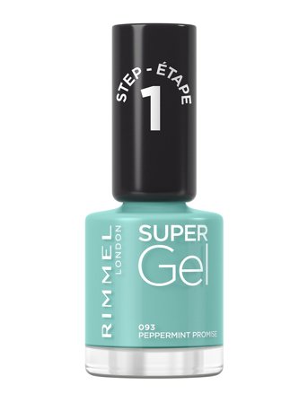 Rimmel Rimmel Super Gel Nail Polish 093 Peppermint Promise - Blue - 12 ML
