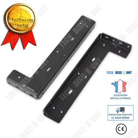 Stöd TV Hängande - TD - Typ A - Svart Stål - 320x100mm - Beläggning 350kg