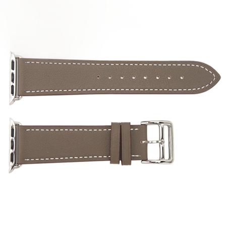 Älykellon nahkaranneke Yleinen älykellon vaihtoranneke IWatch-sarjaan SE 8 7 6 5 4 3 2 1 38mm 40mm 41mm Harmaa