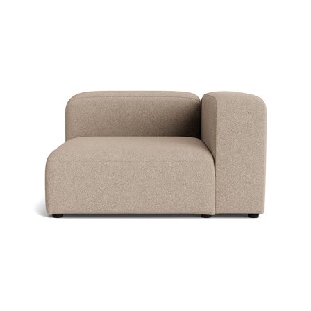 Milo chaiselong, højrevendt - Loop Beige - 130x130x72 - Sofa, chaiselong