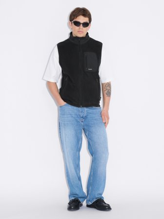 Holzweiler Dovre Fleece Vest - Black - Men's - XXS