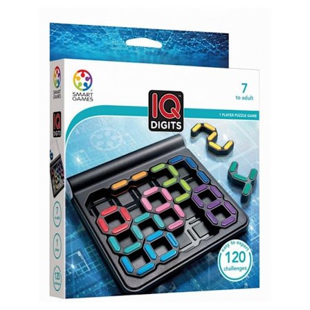 Peli - SMART - IQ Digits - 120 haastetta - 10 kappaletta - Suositusikä 7 vuotta ja yli