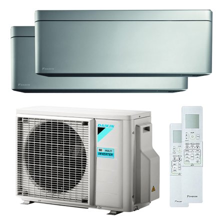 Condizionatore Daikin Stylish dual split 18000+18000 BTU inverter A++ wifi unità esterna 9 kW