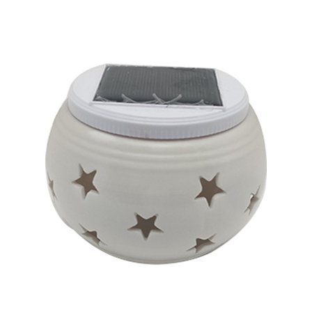 Farveskiftende solcellelamper, vandtæt krystalglaskugle bordlampe, LED-natlamper til terrasse havefest gårdhave udendørs indendørs dekoration