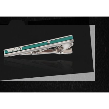 Herr Silver Tone Enkel Slipsnål Slipsklämma Bästa Julklapp