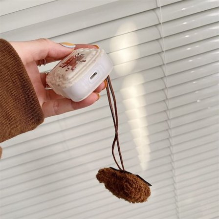 Bluetooth headset cover til airpods PRO3 teddy bear