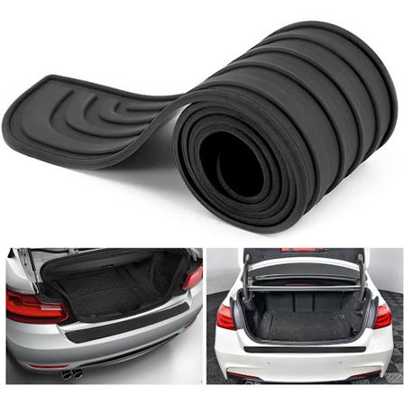 ING Bagkofangerbeskytter til biler, Universal bagkofangerbeskytter til køretøjer, Ridsefast bagkofangerbeskytter i gummi, Egnet til biler