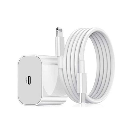 Täydellinen 20 W USB-C nopea laturi 2 metrin salamakaapelilla