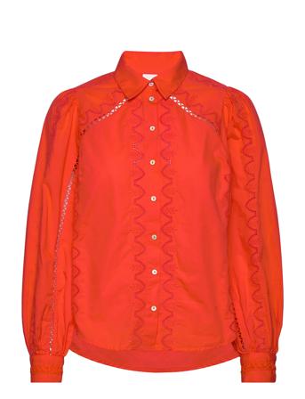 Yaskenora Ls Shirt S. Orange YAS